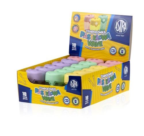 Astra Wave Temperówka - Pastelowy akcent z dwoma otworami do biura i szkoły na Arena.pl