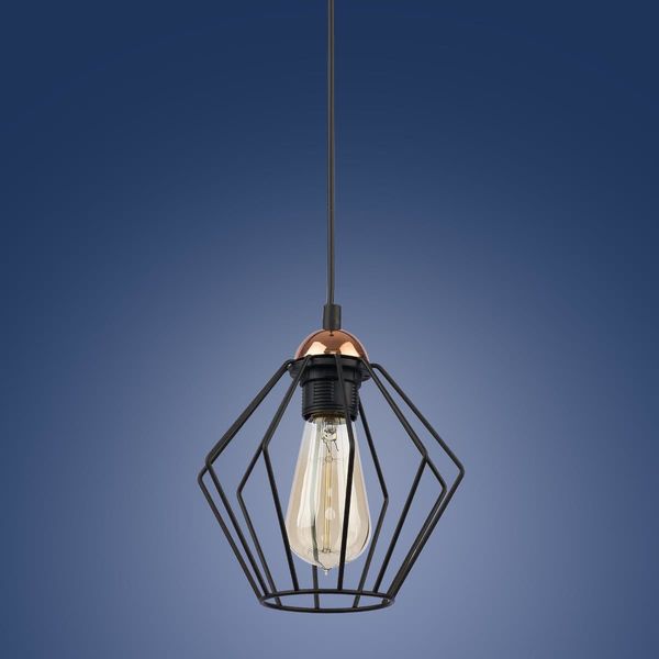 Loftowa lampa wisząca do salonu Galaxy 1642 TK Lighting metalowa czarna zdjęcie 3