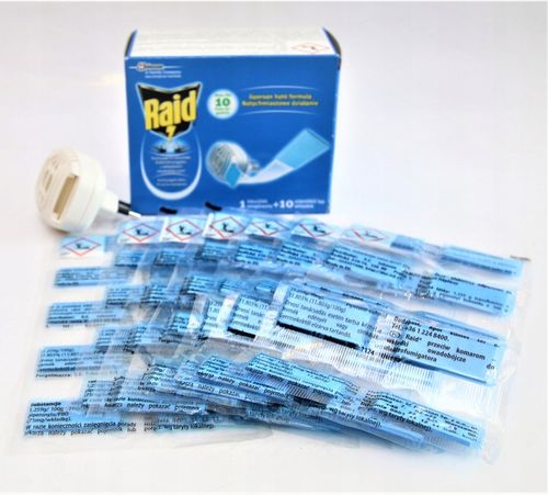 NA KOMARY ELEKTROFUMIGATOR urządzenie + 70 wkładów (OEM) na Arena.pl