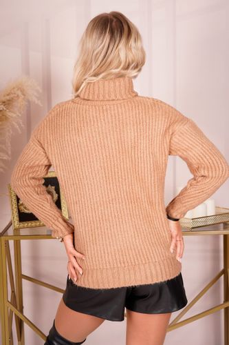 Sweter Kitelina Beige rozmiar - ONE SIZE BEIGE na Arena.pl