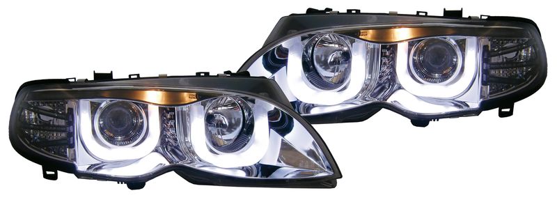 Lampy LED 3D U-Style BMW E46 01-05 H1 GRATIS zdjęcie 2