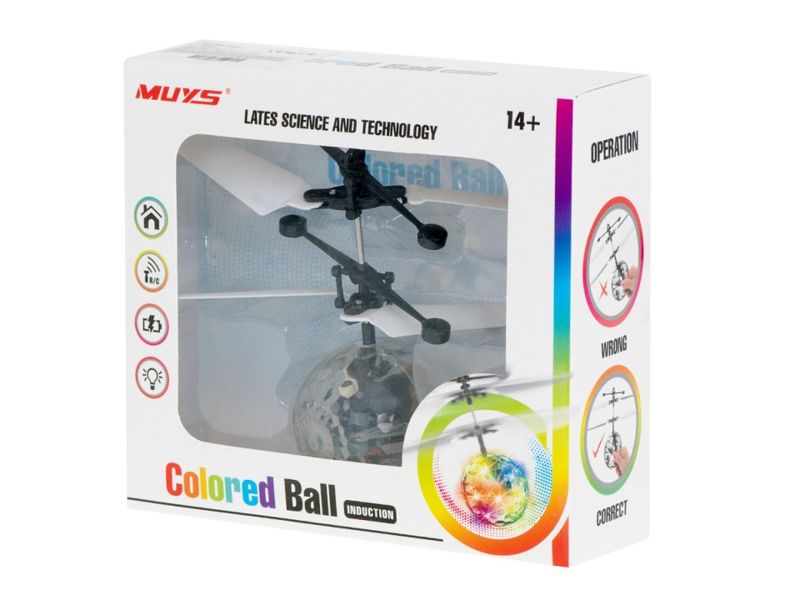 Kula Disco LED latająca sterowana + czujnik zdjęcie 7