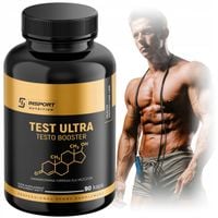 TESTOSTERON Tabletki TRIBULUS Buzdyganek Naziemny MACA Libido CYNK INSPORT