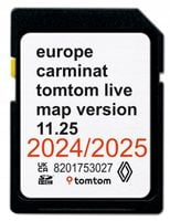 MAPA RENAULT TOMTOM CARMINAT LIVE 11.25 2024/2025 EUROPA FOTORADARY