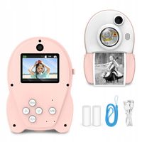 MINI DRUKARKA TERMICZNA DRUKUŚ PRO APARAT NATYCHMIASTOWY +ROLKI FULLHD