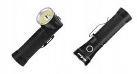 2 x Latarka LED z ruchomą głowicą Rebel 1200 mAh 250m IPX5 aluminium
