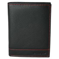 Portfel męski z ozdobnym przeszyciem