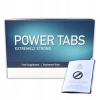 1x TABLETKI NA EREKCJĘ POTENCJE POWER-TABS BOOST TESTOSTERONU SEX LIBIDO