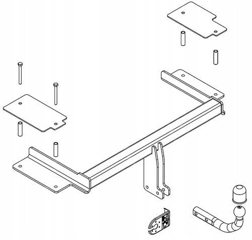 HAK holowniczy+WIAZKA 7pin OPEL VECTRA C od2002--> na Arena.pl