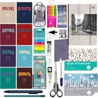 Zestaw przyborów wyprawka szkolna Interdruk klasa 4-8