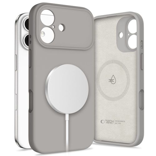 Etui Tech-Protect Silicone MagSafe do Apple iPhone 17 Stone Grey na Arena.pl