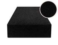 Prześcieradło Z Gumką 90X200 Frotte Czarny