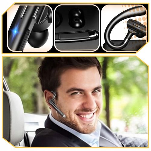 ZESTAW SŁUCHAWKOWY BEZPRZEWODOWA SŁUCHAWKA DO ROZMÓW BLUETOOTH 5.1 na Arena.pl