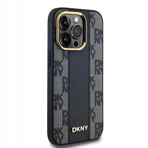 Etui do iPhone 14 Pro Max DKNY Leather Checkered Mono Pattern MagSafe na Arena.pl