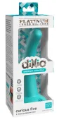 dillio platinum curious five silikonowy model zakrzywiony 14,6cm turkus