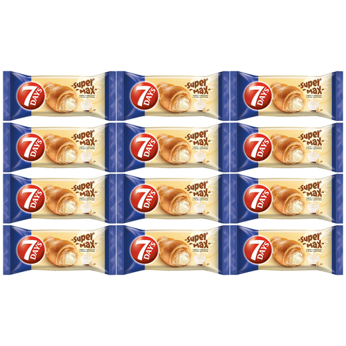 7 Days Max Croissant z nadzieniem o smaku waniliowym 110 g x 12 sztuk na Arena.pl