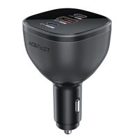 ładowarka samochodowa b14 165w 2x usb-c 1x usb-a - czarna