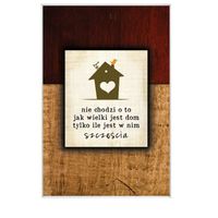 Nie chodzi o to jak wielki jest dom - magnes szklany