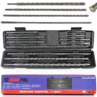 KPL.WIERTEŁ SDS+ 11PCS S4 +walizka