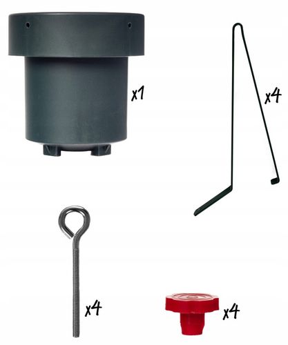 Stojak duży XXL CHOINKOWY metalowy pod choinkę podstawka drzewko pojemnik na Arena.pl