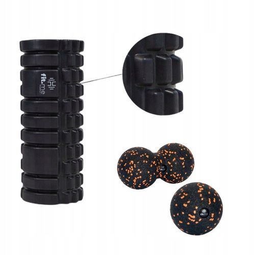 ZESTAW ROLLERÓW DO MASAŻU WAŁEK DUŻY Z WYPUSTKAMI PIŁKA POJEDYNCZA DUOBALL na Arena.pl