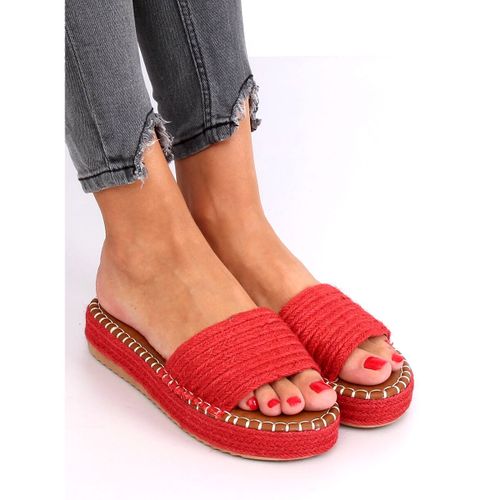 Klapki espadryle czerwone 7970-PL Red r.40 na Arena.pl