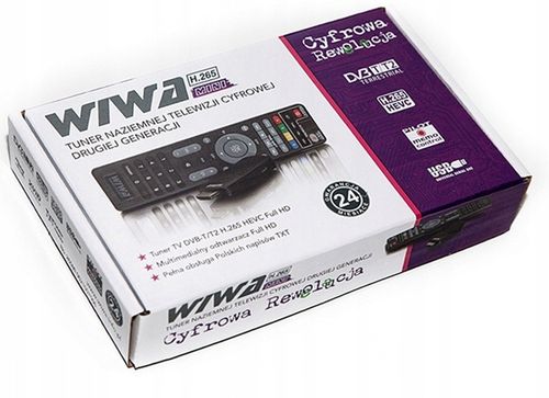 Dekoder Tuner Wiwa TV Naziemnej DVB-T2 HEVEC MINI na Arena.pl