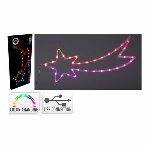 Gwiazda betlejemska BASIC & CO RGB 25 x 0,6 x 60 cm na Arena.pl