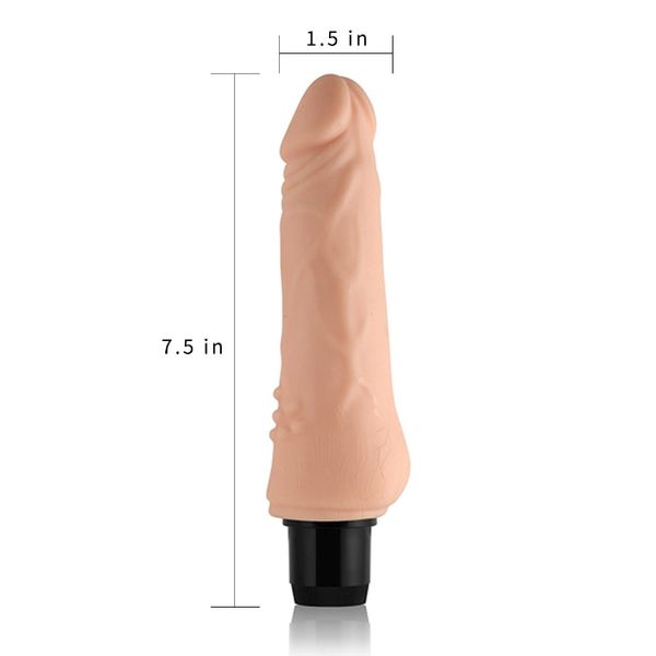 7.5'' Xtreme Feel Cyberskin Vibrator zdjęcie 6
