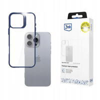 Apple iPhone 16 Pro Max - 3mk Satin Armor Case+ Blue