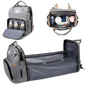 PLECAK MAMY TORBA ORGANIZER PRZEWIJAK ŁÓŻECZKO ŁÓŻKO TURYSTYCZNE 5w1