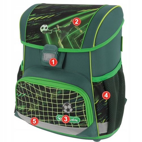 TORNISTER SZKOLNY HERLITZ LOOP PIŁKA NOŻNA PIERWSZA KLASA na Arena.pl