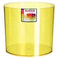 DONICZKA OSŁONKA NA KWIATY OKRĄGŁA ŻÓŁTA 14cm