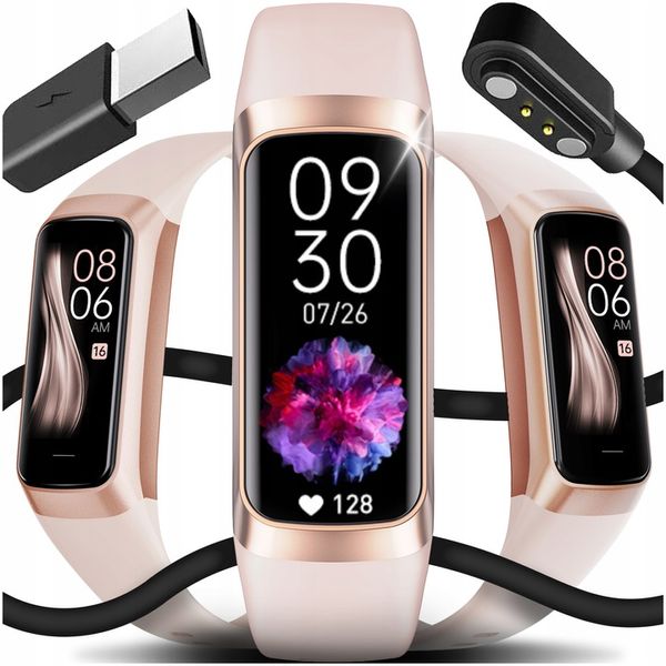 SMARTWATCH DAMSKI SMARTBAND AMOLED POLSKIE MENU OPASKA DAMSKA SUPER JAKOŚĆ zdjęcie 1