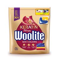 woolite żelowe kapsułki do prania z keratyną do kolorów 33 szt