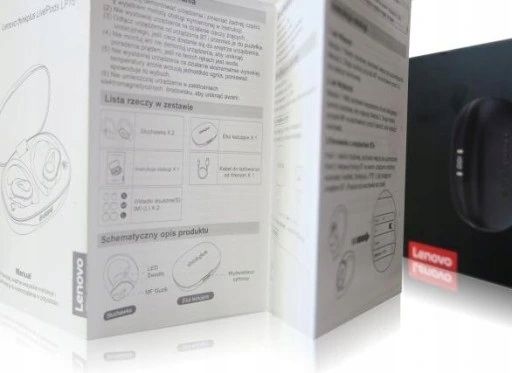 SŁUCHAWKI BEZPRZEWODOWE LENOVO GM2 PRO Z POWERBANK zdjęcie 3