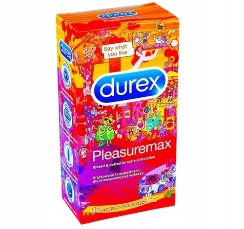 Prezerwatywy Durex PLEASUREMAX 12 z prążkami wypustkami na Arena.pl