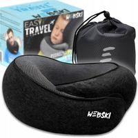 PODUSZKA WYGODNA MIĘKKA PODRÓŻNA WYGODNA NA SZYJE KARK DO SPANIA W PODRÓZY