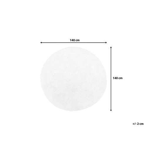 Dywan Biały Ø140 Cm Demre na Arena.pl