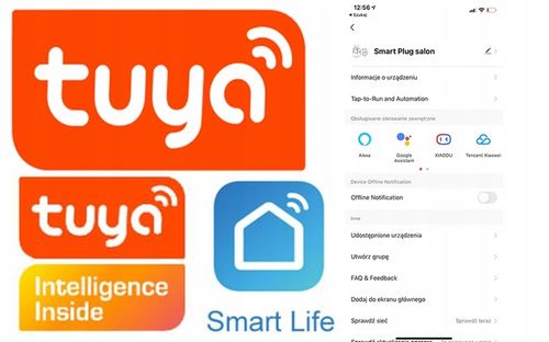 Przekaźnik WiFi Sterownik beznapięciowy TUYA Smart na Arena.pl