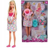 SIMBA STEFFI LOVE new baby born LALKA W CIĄŻY dźwięki i kołysanka akcesoria