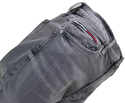 Damskie jeansy Tommy Jeans Sylvia High DW0DW14123 szare rurki - W31/L32 na Arena.pl