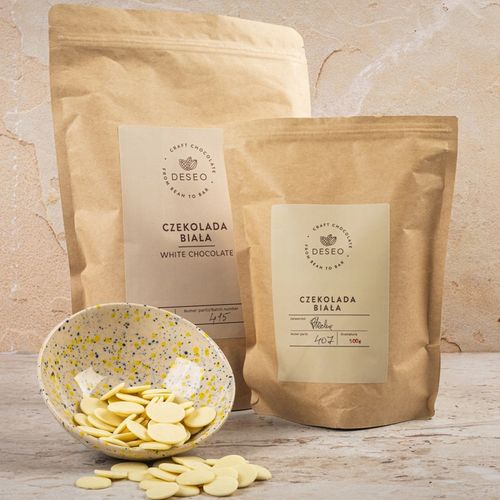 CZEKOLADA BIAŁA DESEO DROPSY CZEKOLADOWE 500G 0,5KG na Arena.pl