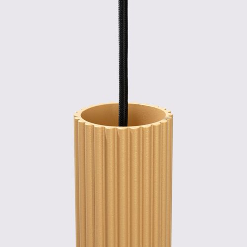 Lampa wisząca KARBON 3P złoty na Arena.pl