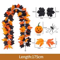Girlanda z liści klonu 2M kolor S19-175 CM – S19 175 cm