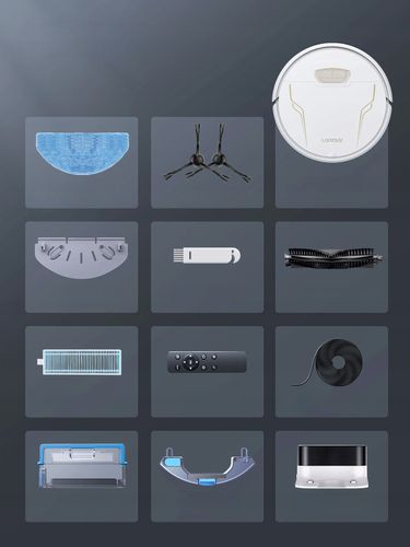 3w1 Robot sprzątający mopujący Odkurzacz z mopem WiFi Mocny 4000Pa automat na Arena.pl