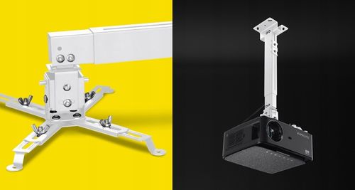 UCHWYT OBROTOWY do projektora Sufitowy Ścienny dł do 65 cm UNIWERSALNY na Arena.pl