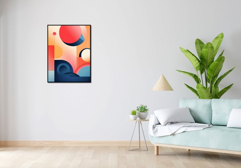 Plakat 60x80cm Geometryczne Marzenia zdjęcie 4