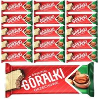 Góralki orzechowe Wafelki kremowym nadzieniem 45 g x 15 sztuk