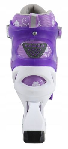 Rolki SAPHIRE 2 regulowan kauczuk 34-37 LED Świecą na Arena.pl